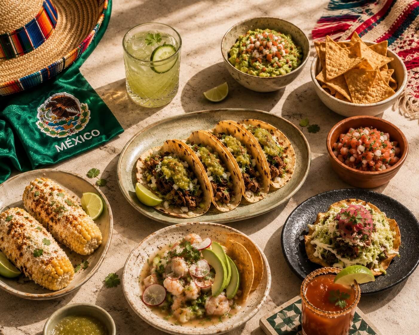 A private chef plating Tex-Mex fajitas and tacos for a gathering in Dallas