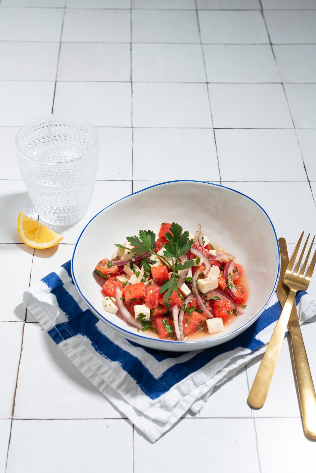 An overhead spread of coastal dishes on a Miami Beach terrace by a Chefpost chef